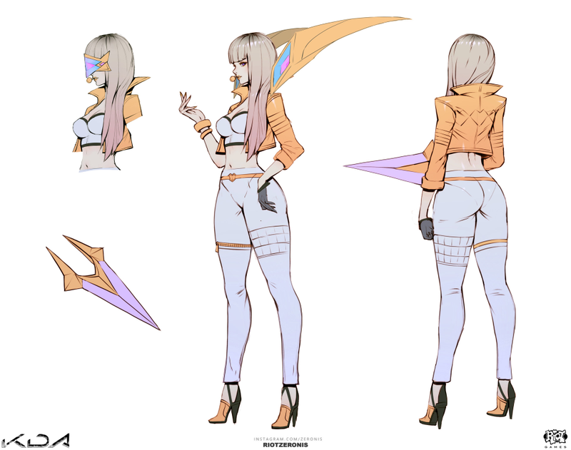 Illustration for article titled The Art Behind League Of Legends' K-Pop VideoÂ